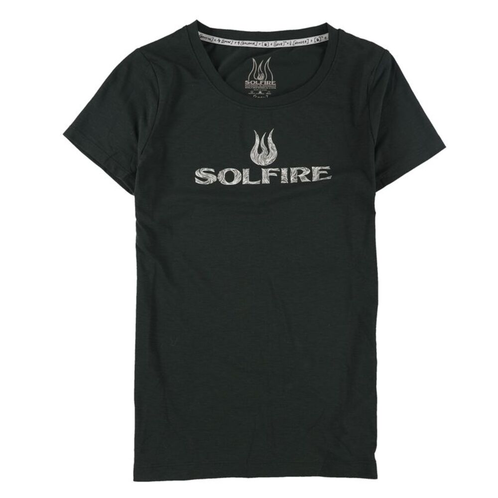 SOLFIRE Womens Original Logo Graphic T-Shirt, NWT